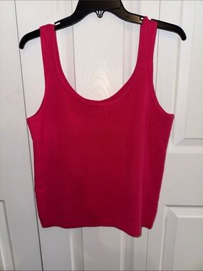 a new day Bright Pink Scoop Neck Tank Top